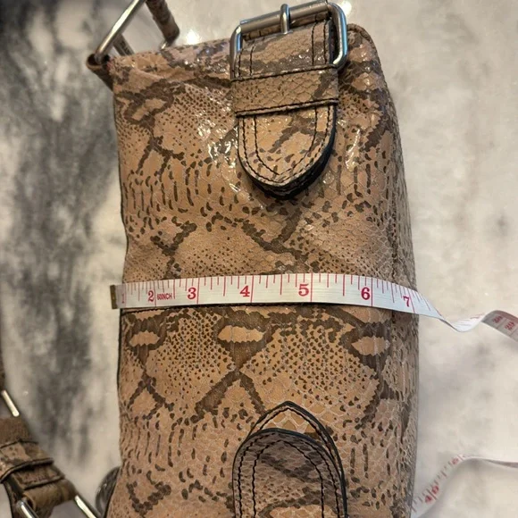 Franco Sarto python shoulder bag - Picture 8 of 11